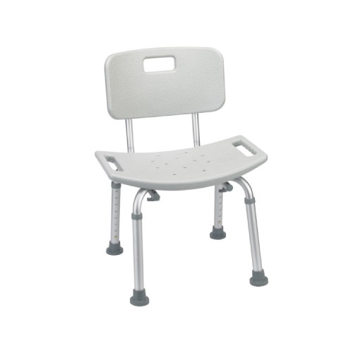 Silla auxiliar de baño con espaldar Drive